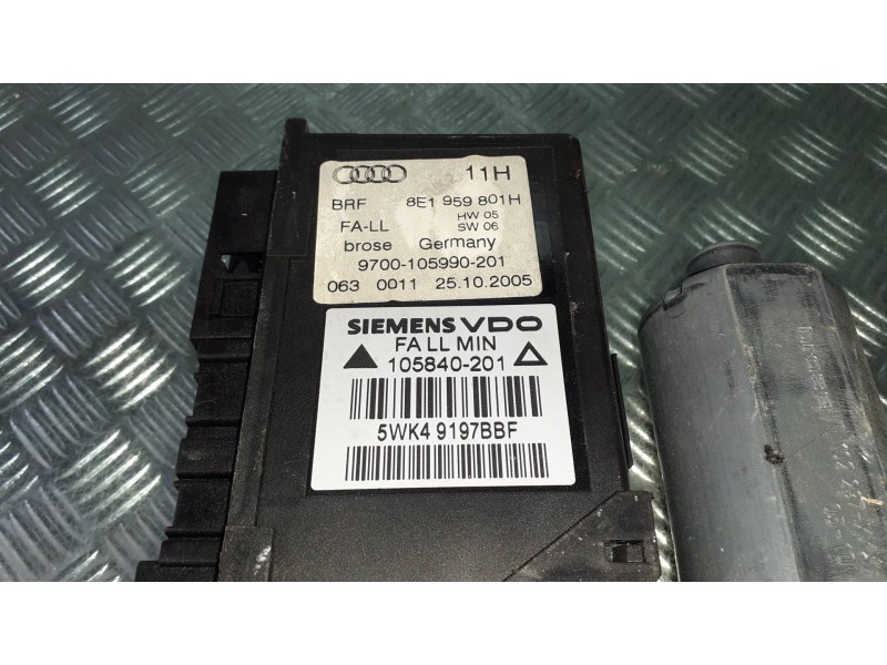 Recambio de mando elevalunas delantero izquierdo para audi a4 berlina (8e) referencia OEM IAM 8E1959801H  0130821765