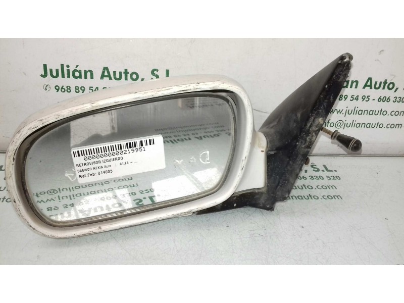 Recambio de retrovisor izquierdo para daewoo nexia acro referencia OEM IAM 014003  MANUAL