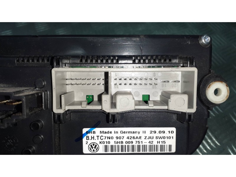 Recambio de mando calefaccion / aire acondicionado para volkswagen sharan (7n1) referencia OEM IAM 7N0907426AE  