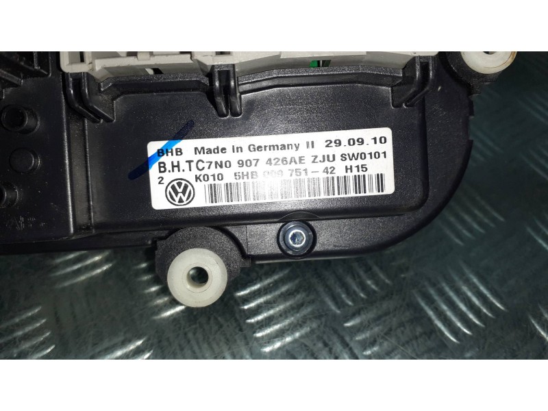 Recambio de mando calefaccion / aire acondicionado para volkswagen sharan (7n1) referencia OEM IAM 7N0907426AE  