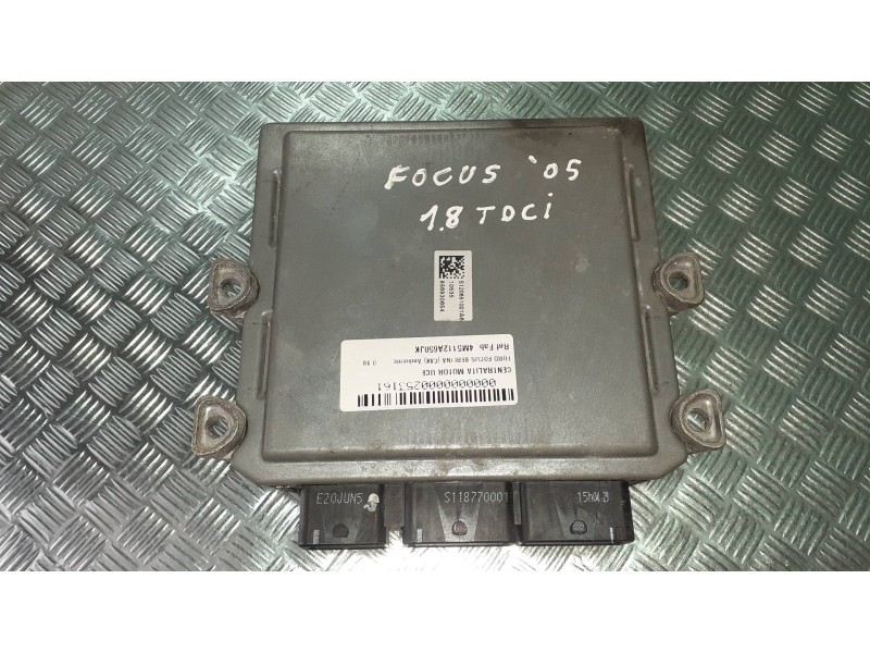 Recambio de centralita motor uce para ford focus berlina (cak) ambiente referencia OEM IAM 4M5112A650JK  5WS40303J