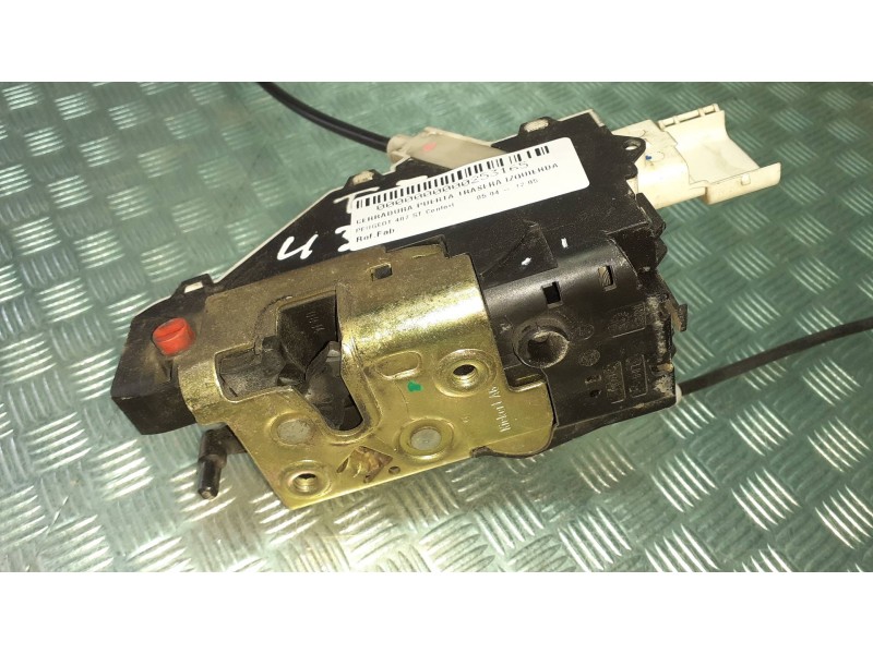 Recambio de cerradura puerta trasera izquierda para peugeot 407 st confort referencia OEM IAM   6 PINES