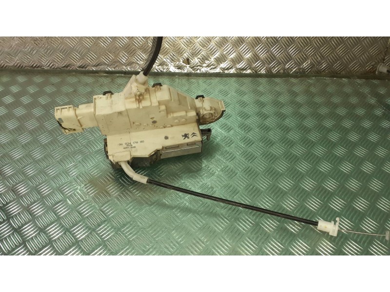 Recambio de cerradura puerta delantera izquierda para peugeot 407 referencia OEM IAM 9683417880  6 PINES