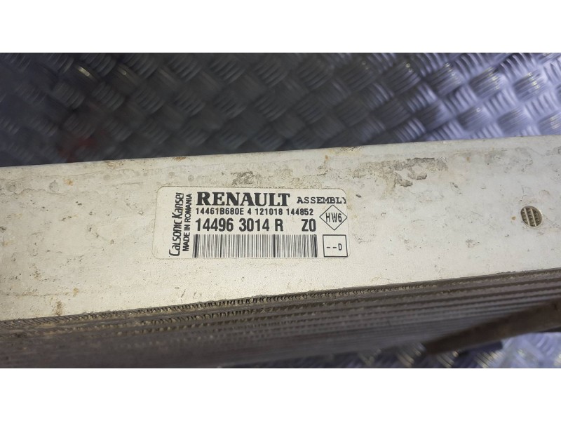 Recambio de intercooler para renault clio iv referencia OEM IAM 144963014R  