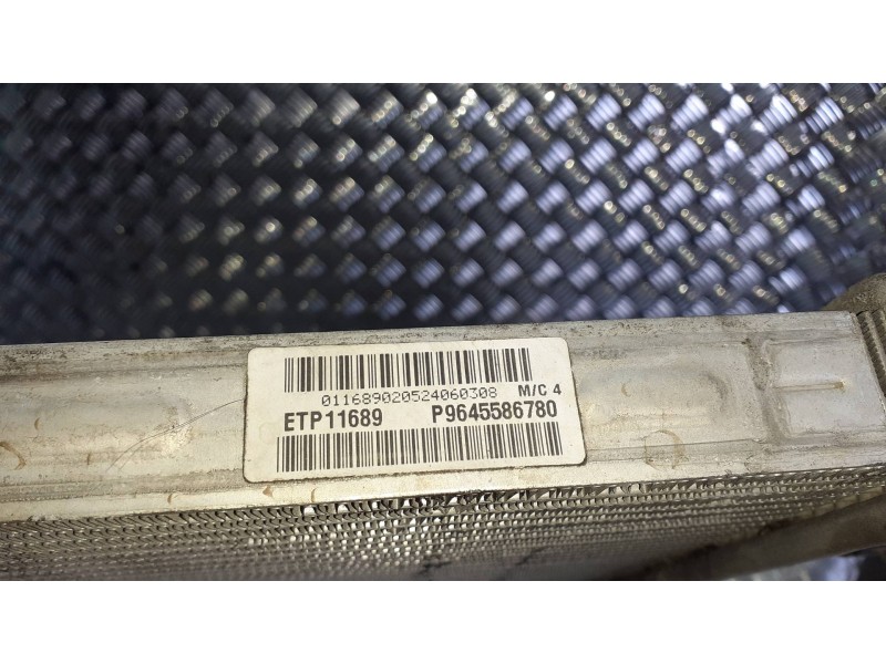 Recambio de radiador agua para peugeot 407 referencia OEM IAM P9645586780  
