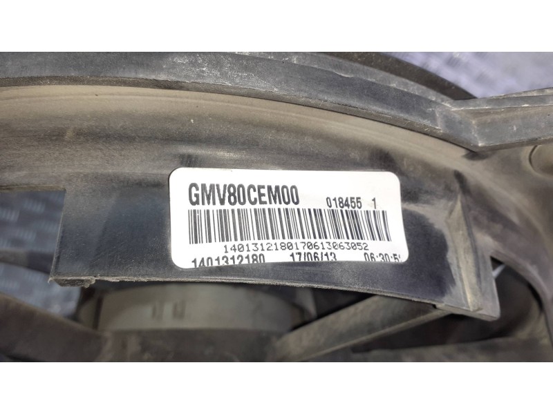 Recambio de electroventilador para citroen jumpy referencia OEM IAM GMV80CEM00  2 PINES