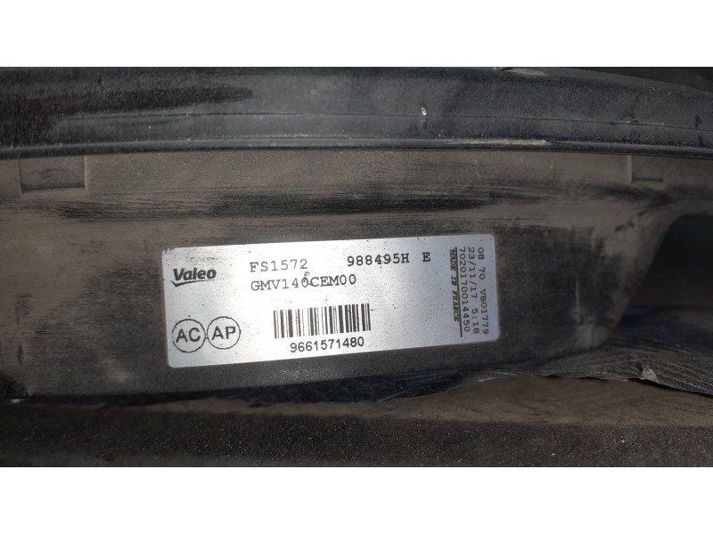 Recambio de electroventilador para citroen berlingo cuadro referencia OEM IAM 9661571480  2 PINES