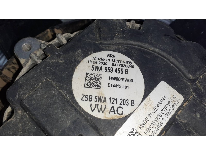 Recambio de electroventilador para seat leon (kl1) referencia OEM IAM 5WA959455B  4 PINES