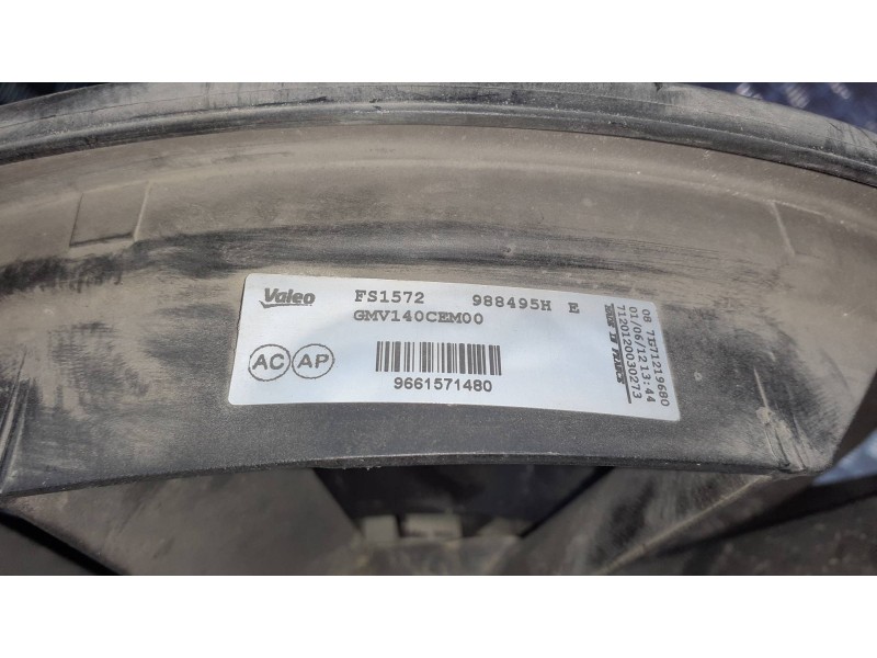 Recambio de electroventilador para peugeot 308 sw referencia OEM IAM 9661571480  2 PINES