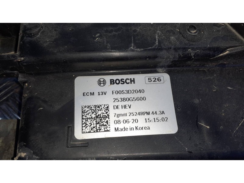 Recambio de electroventilador para hyundai ioniq 5 5 referencia OEM IAM 25304G5090 25380G5600 4 PINES