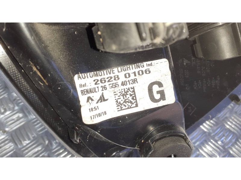 Recambio de piloto trasero izquierdo para renault zoe referencia OEM IAM 265504013R  4 PINES