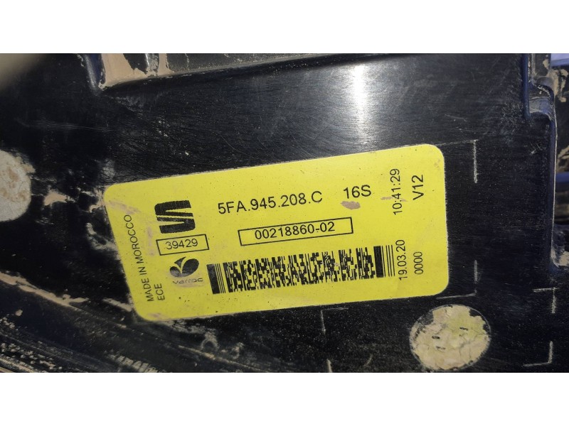Recambio de piloto trasero derecho para seat leon (kl1) referencia OEM IAM 5FA945208C  