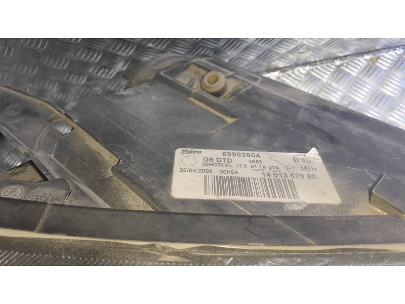 Recambio de faro derecho para citroen jumpy referencia OEM IAM 89902604  8 PINES