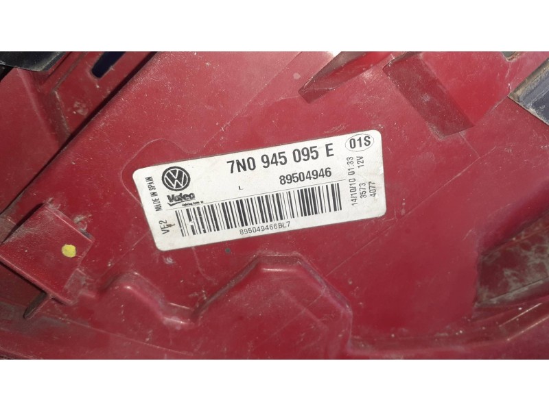 Recambio de piloto trasero izquierdo para volkswagen sharan (7n1) referencia OEM IAM 7N0945095E  3 PINES