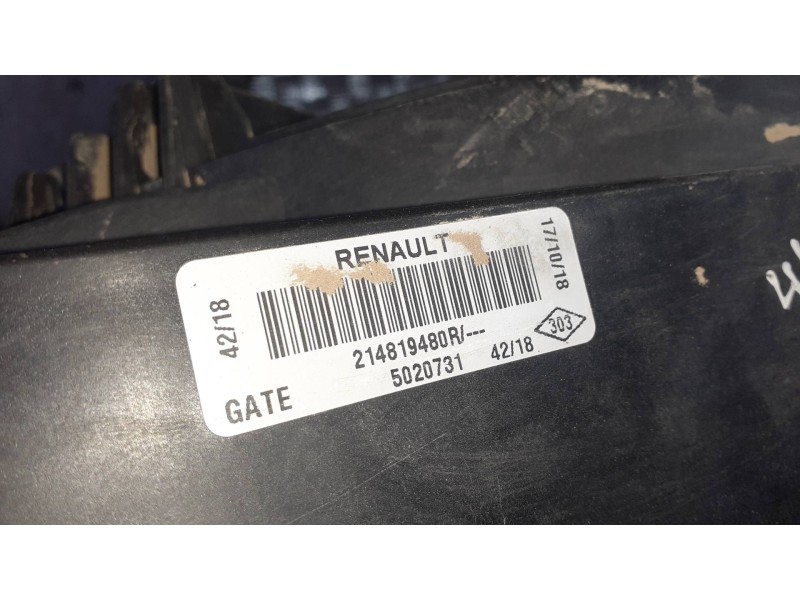 Recambio de electroventilador para renault zoe referencia OEM IAM 214819480R  2 PINES