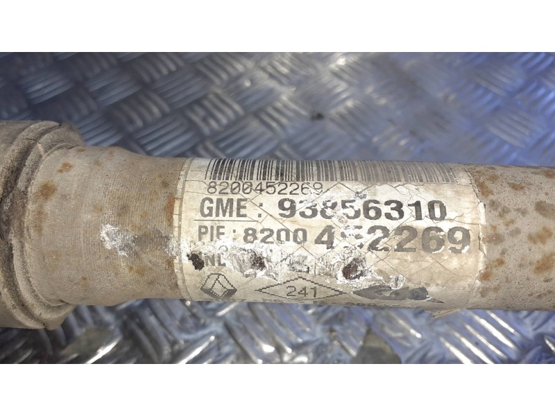 Recambio de transmision delantera izquierda para opel vivaro furgón/combi (07.2006 =>) referencia OEM IAM 93856310  