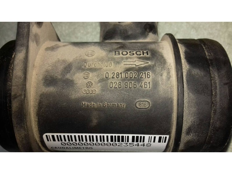Recambio de caudalimetro para volkswagen passat berlina (3b3) advance referencia OEM IAM 0281002216 028906461 BOSCH