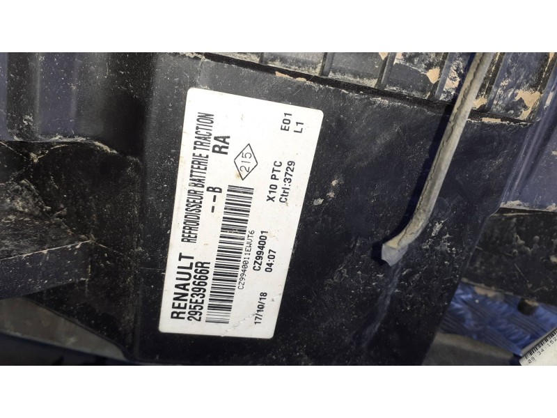 Recambio de calefaccion entera normal para renault zoe referencia OEM IAM 295E39666R  