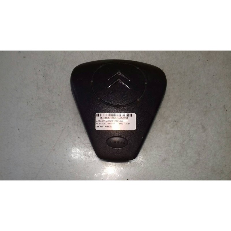 Recambio de airbag delantero izquierdo para citroen c3 1.1 collection referencia OEM IAM 96380009VD  