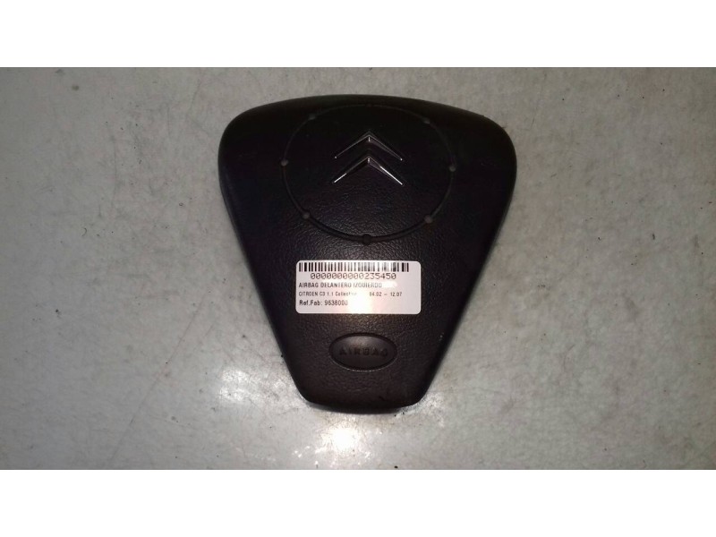 Recambio de airbag delantero izquierdo para citroen c3 1.1 collection referencia OEM IAM 96380009VD  