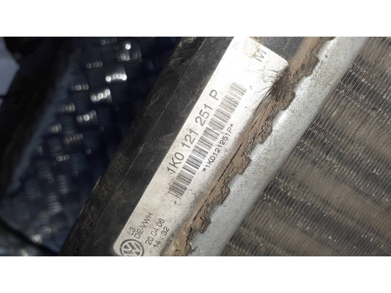 Recambio de radiador agua para seat leon (1p1) referencia OEM IAM 1K0121251P  