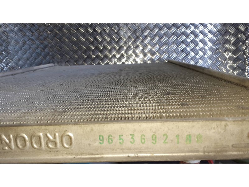 Recambio de radiador agua para citroen xsara picasso 2.0 hdi sx referencia OEM IAM 9653692180  