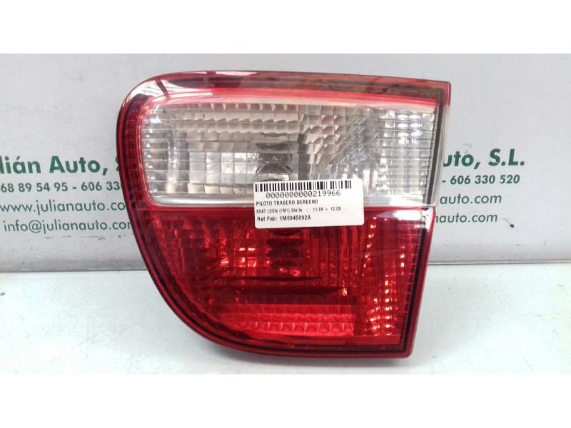 Recambio de piloto trasero derecho interior para seat leon (1m1) stella referencia OEM IAM 1M6945092A  INT - PORTON