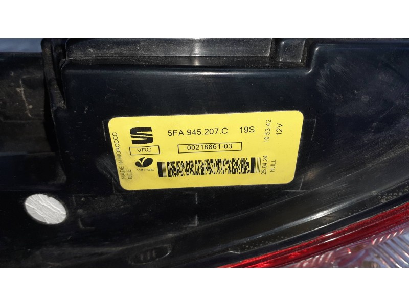 Recambio de piloto trasero izquierdo para cupra leon (kl1) referencia OEM IAM 5FA945207C  5 PINES