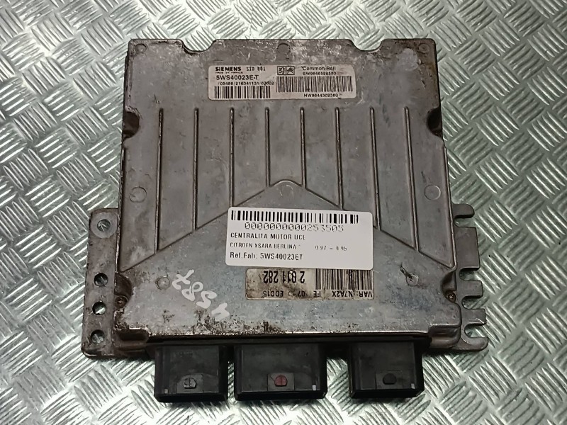 Recambio de centralita motor uce para citroen xsara berlina referencia OEM IAM 5WS40023ET  