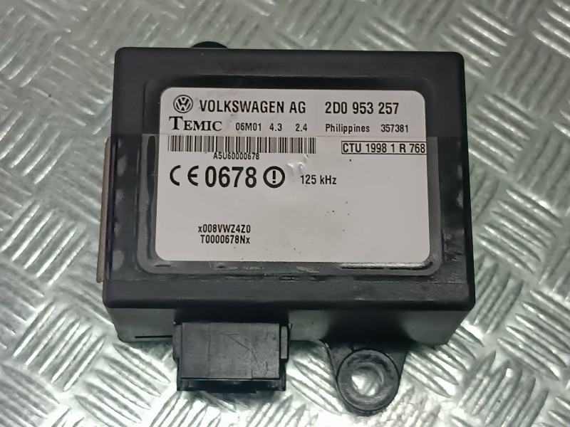 Recambio de centralita inmovilizador para volkswagen lt caja cerrada / combi (mod. 1997) referencia OEM IAM 2D0953257  