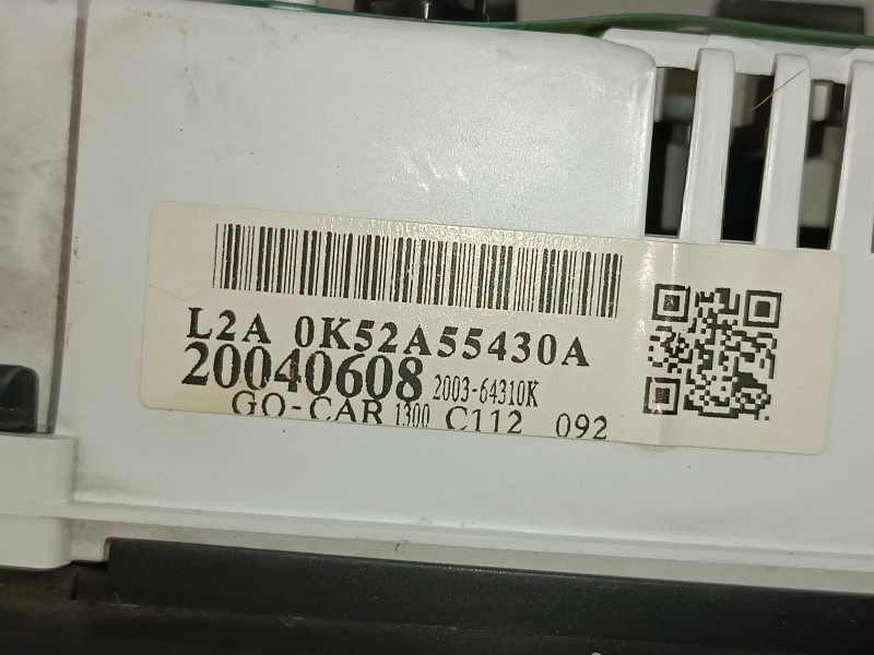 Recambio de cuadro instrumentos para kia carnival ii 2.9 cdri ex referencia OEM IAM 0K52A55430A 20040608 