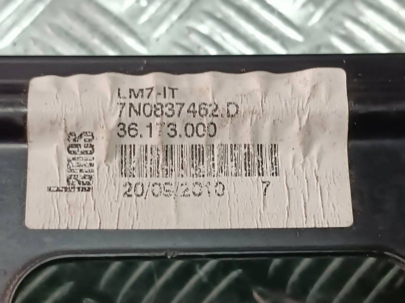Recambio de elevalunas delantero derecho para volkswagen sharan (7n1) referencia OEM IAM 7N0837462D  ELECTRICO