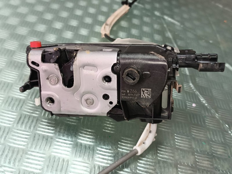Recambio de cerradura puerta trasera izquierda para citroen c-elysée referencia OEM IAM A04876 6 PINES ELECTRICA