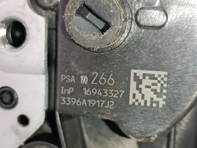 Recambio de cerradura puerta trasera izquierda para citroen c-elysée referencia OEM IAM A04876 6 PINES ELECTRICA