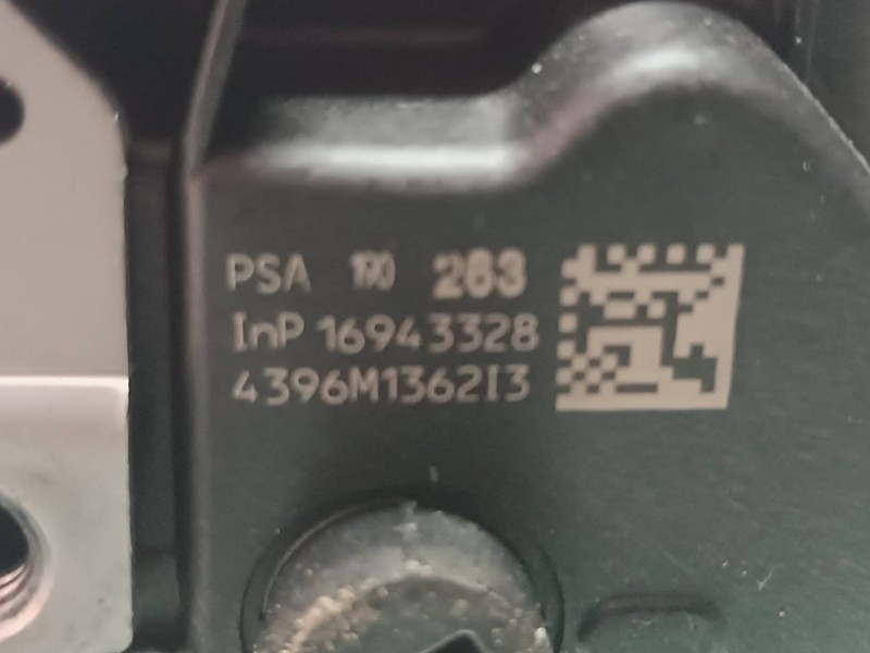 Recambio de cerradura puerta trasera derecha para citroen c-elysée referencia OEM IAM 16943328 A048069 