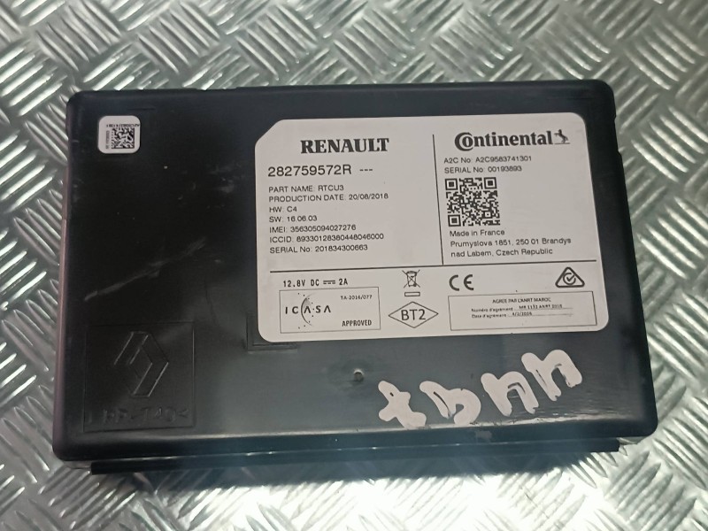 Recambio de modulo electronico para renault zoe referencia OEM IAM 282759572R A2C9583741301 