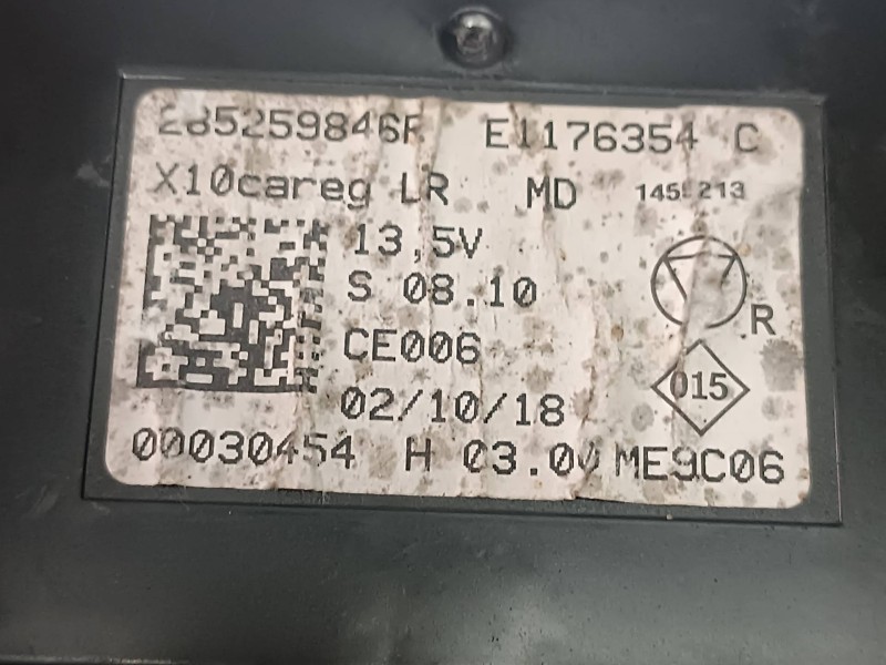 Recambio de modulo electronico para renault zoe referencia OEM IAM 285259846R E1176354C 