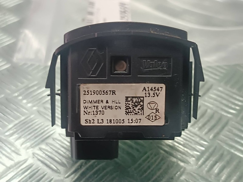 Recambio de mando regulacion faros para renault zoe referencia OEM IAM 251900567R  CONECTOR 5 PINES
