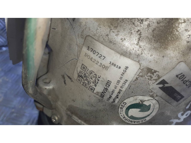 Recambio de compresor aire acondicionado para audi a3 (8l) referencia OEM IAM SD7V161233  2 PINES