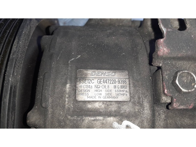 Recambio de compresor aire acondicionado para toyota avensis berlina (t25) referencia OEM IAM GE4472209398  2 PINES