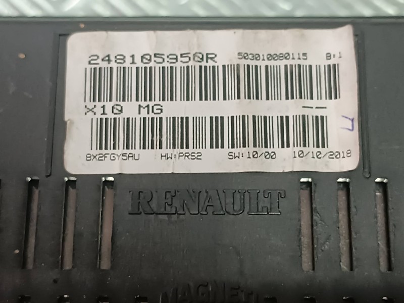 Recambio de cuadro instrumentos para renault zoe referencia OEM IAM 248105950R 5550022204 MAGNETI MARELLI