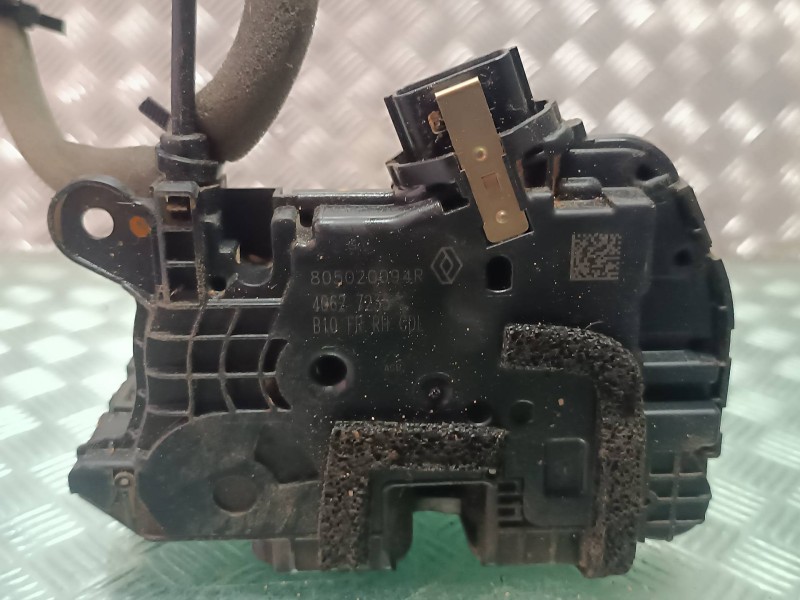 Recambio de cerradura puerta delantera derecha para renault zoe referencia OEM IAM 805020094R 40627235 CONECTOR 4 PINES