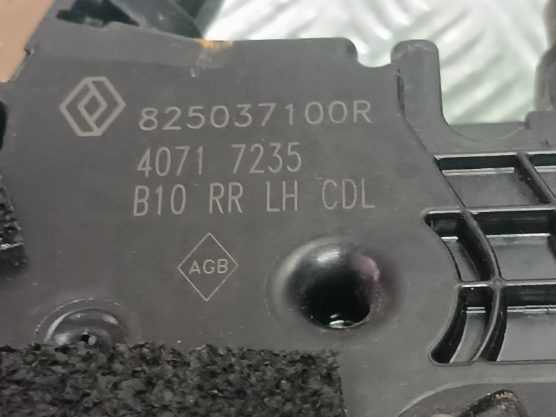 Recambio de cerradura puerta trasera izquierda para renault zoe referencia OEM IAM 825037100R 40717235 CONECTOR 4 PINES