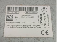 Recambio de sistema audio / radio cd para renault zoe referencia OEM IAM 10R0411174  CONTINENTAL 2