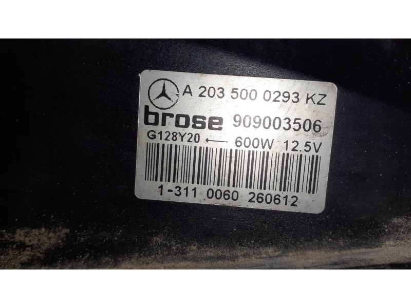 Recambio de electroventilador para mercedes-benz clase a (w168) 160 (168.033) referencia OEM IAM A2035000293KZ 909003506 BROSE
