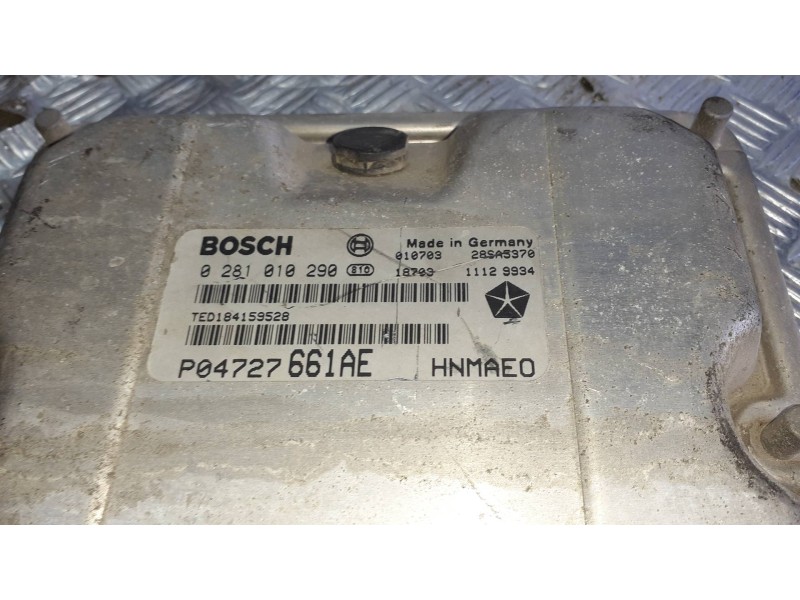 Recambio de centralita motor uce para chrysler voyager (rg) referencia OEM IAM 0281010290  P04727