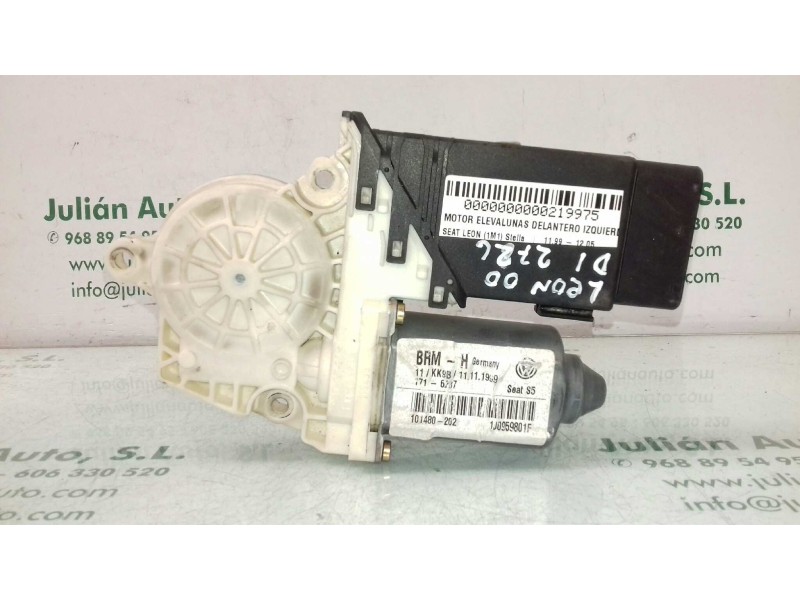 Recambio de motor elevalunas delantero izquierdo para seat leon (1m1) stella referencia OEM IAM 1J0959801F 101480202 97761014322