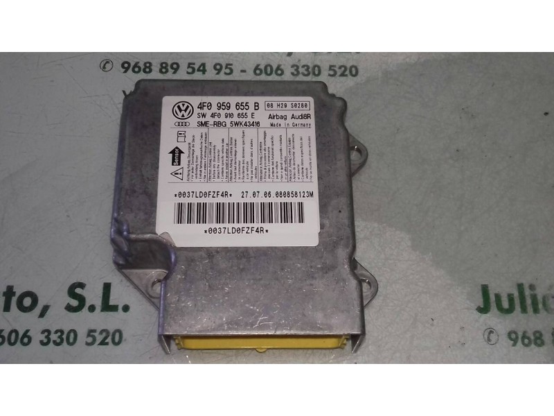 Recambio de centralita airbag para audi a6 berlina (4f2) 3.0 tdi quattro (171kw) referencia OEM IAM 4F0959655B SW4F0910655E 