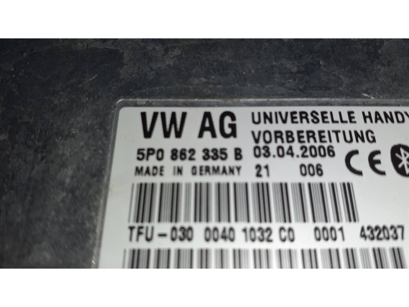 Recambio de centralita bluetooth para seat leon (1p1) referencia OEM IAM 5P0862335B  
