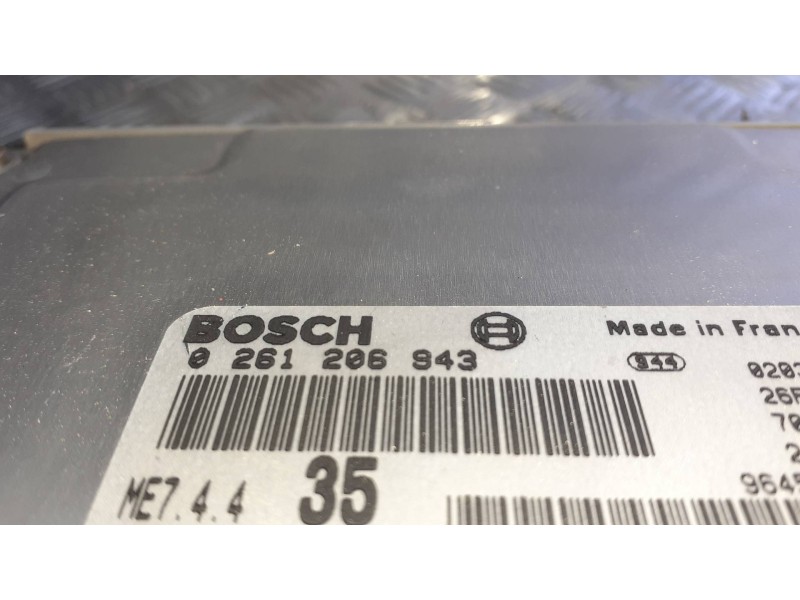 Recambio de centralita motor uce para peugeot 307 (s1) referencia OEM IAM 9638765680  0261206943